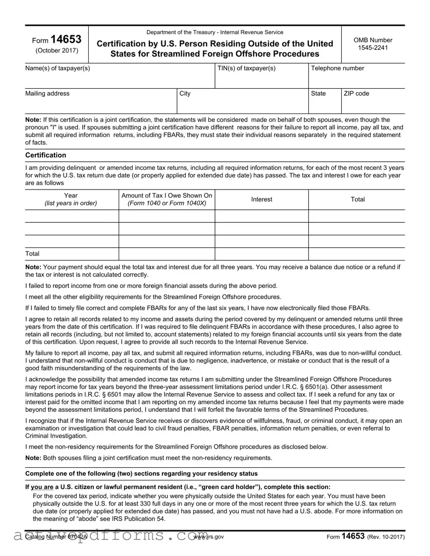 Free 14653 PDF Template