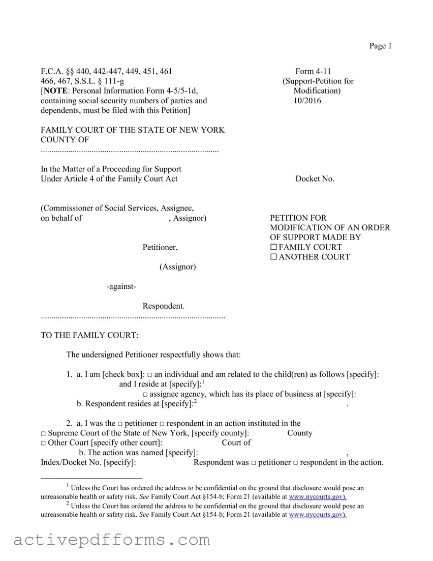 Free 4 11 PDF Template