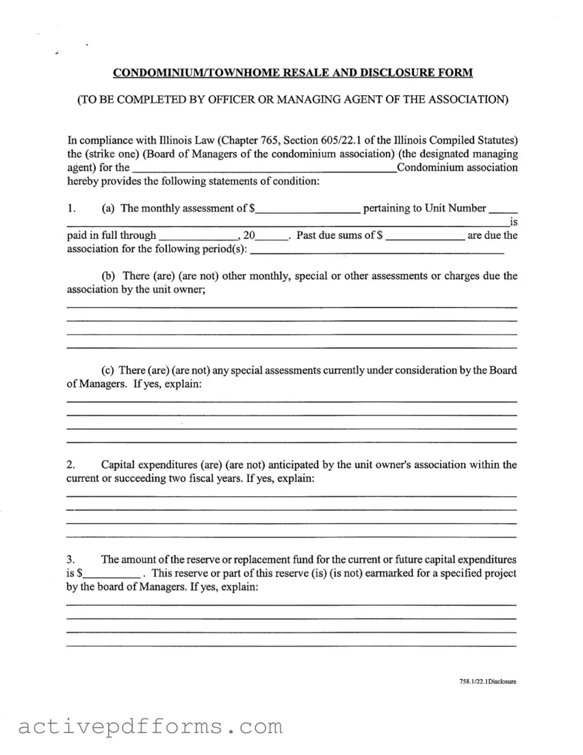 Free Act 221 Disclosure PDF Template