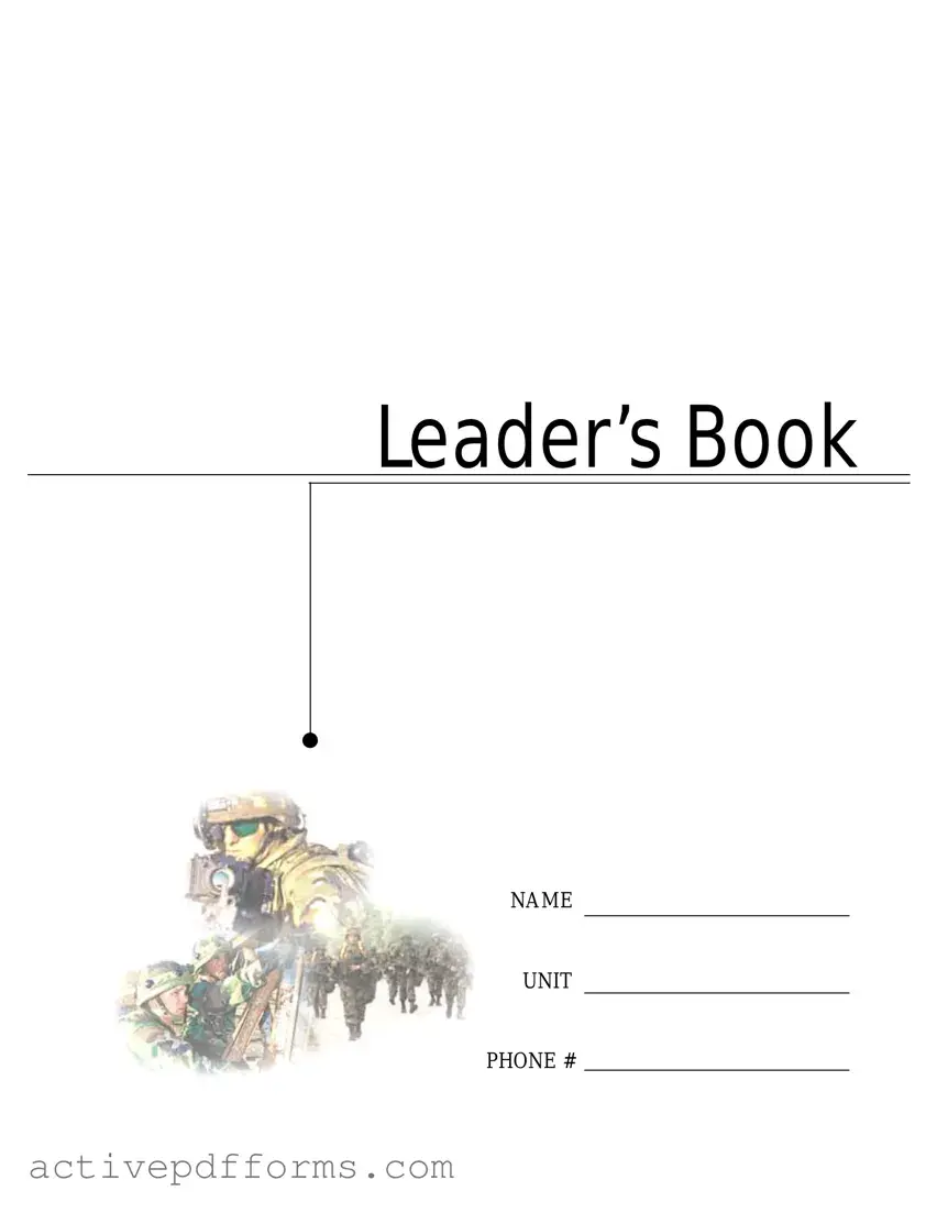 Free Army Leaders Book PDF Template