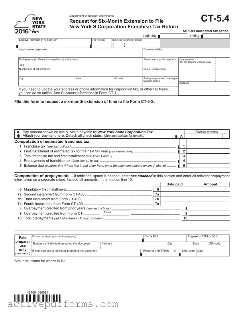 Free Ct 5 4 PDF Template