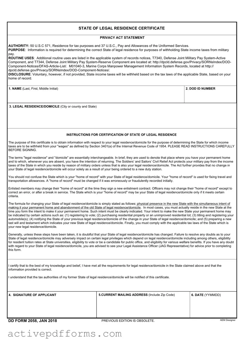 Free Dd PDF Template