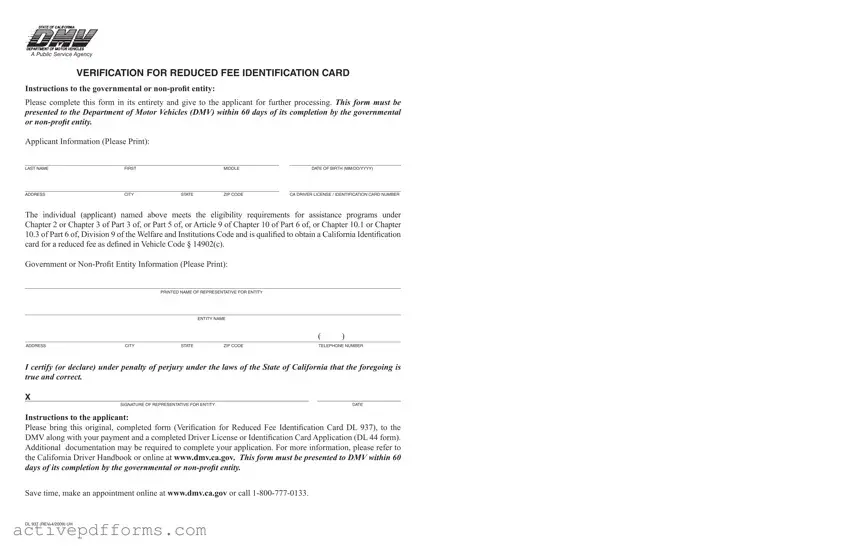 Free Dl 937 PDF Template