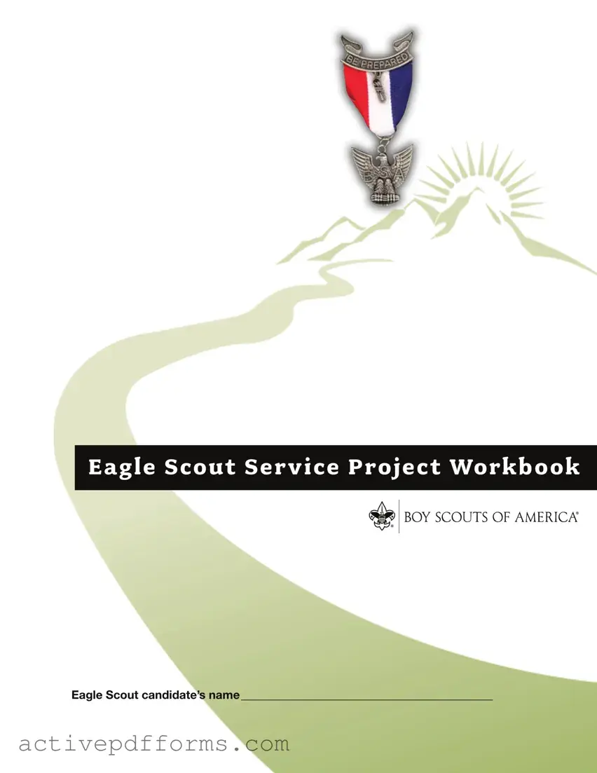 Free Eagle Scout Project Workbook PDF Template
