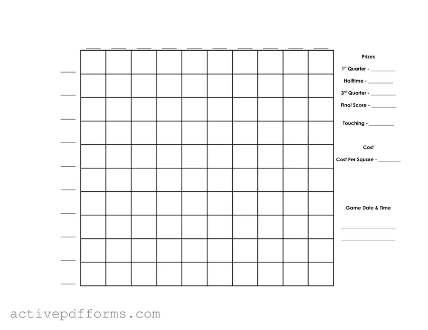 Free Football Pool PDF Template