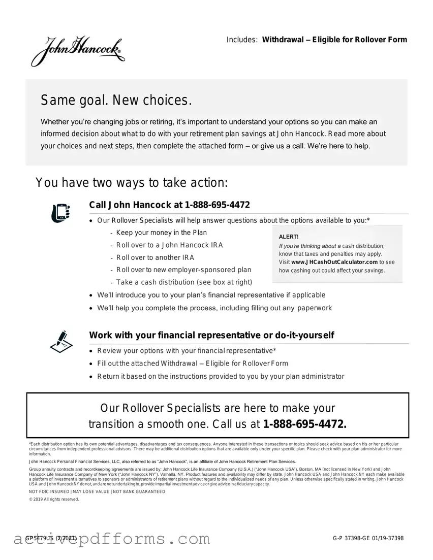 Free Gp5479Us PDF Template