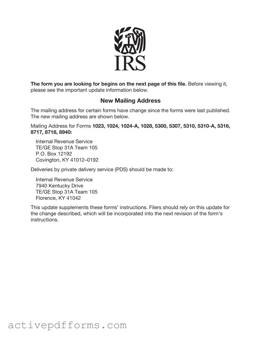 Free IRS 1024 PDF Template
