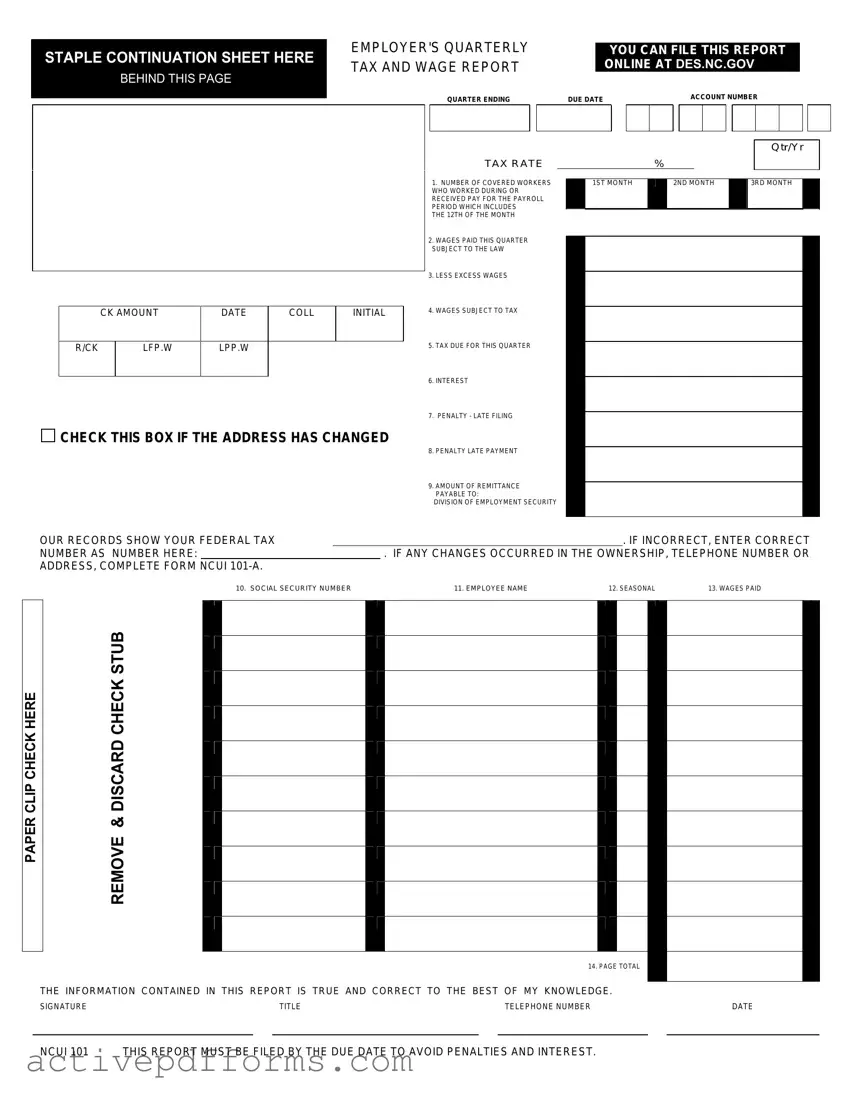 Free Ncui 101 PDF Template