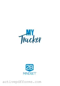 Free 2B Mindset Tracker PDF Template
