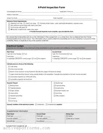 Free 4 Point Inspection PDF Template