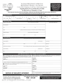 Free Alabama Mvt 20 1 PDF Template