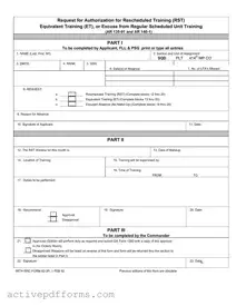 Free Rst Army PDF Template