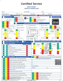 Free Automobile Service Checklist PDF Template