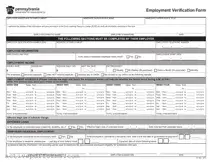 Free Ccis Employment Verification PDF Template