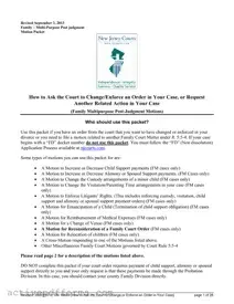 Free Fm Motion Nj Family Court PDF Template