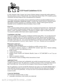 Free Cup Fund Application PDF Template