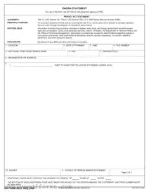 Free Da 2823 PDF Template