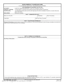 Free DA 4856 PDF Template