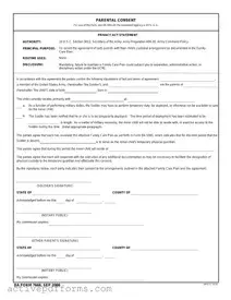 Free DA 7666 PDF Template