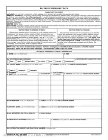 Free DD 93 PDF Template