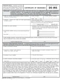 Free De Ins Illinois PDF Template