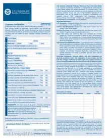 Free CBP 6059B PDF Template