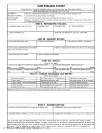 Free Hurt Feelings Report PDF Template
