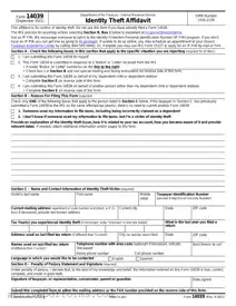 Free IRS 14039 PDF Template