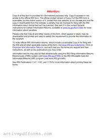 Free IRS 1099-MISC PDF Template