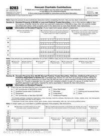 Free IRS 8283 PDF Template