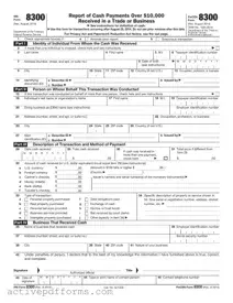Free IRS 8300 PDF Template