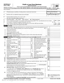 Free IRS Schedule C 1040 PDF Template