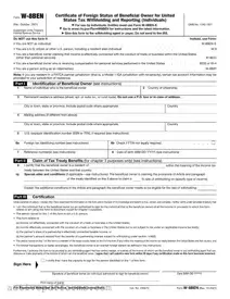 Free IRS W-8BEN PDF Template