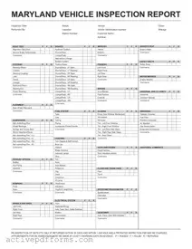 Free Md Inspection Report PDF Template