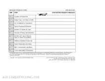 Free Medevac request form GTA 08-01-004 PDF Template