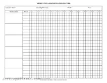 Free Medication Administration Record Sheet PDF Template