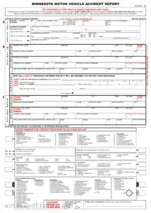 Free Minnesota Accident Report PDF Template