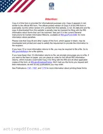 Free IRS 1099-MISC PDF Template