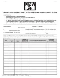 Free Nc Dl 4A PDF Template