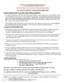 Free Nj Temporary Disability PDF Template
