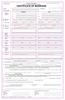 Free No 97 Marriage PDF Template