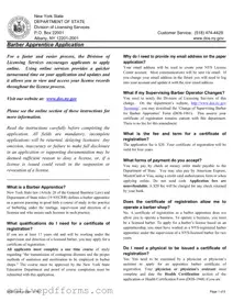Free Nys Barber Apprentice PDF Template
