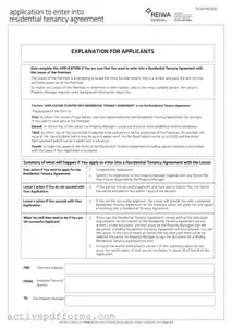 Free Reiwa Tenancy Application PDF Template