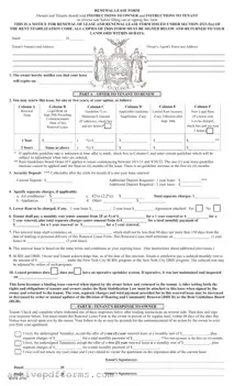Free Renewal Lease Nyc PDF Template