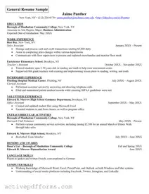 Free Resume PDF Template
