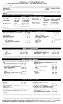 Free Review Commercial Appraisal PDF Template