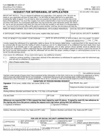 Free Social Security Ssa 521 PDF Template