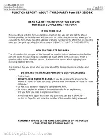 Free SSA SSA-3380-BK PDF Template