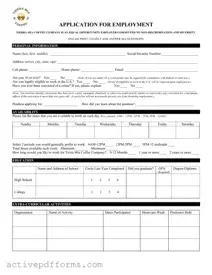 Free Tierra Mia Application PDF Template