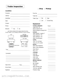 Free Trailer Inspection PDF Template